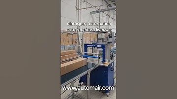 Solução de automação customizada completa - Fim de linha produção