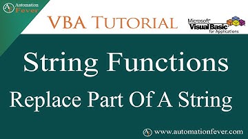 Replace a part of String Using VBA | Excel VBA Tutorial in Hindi