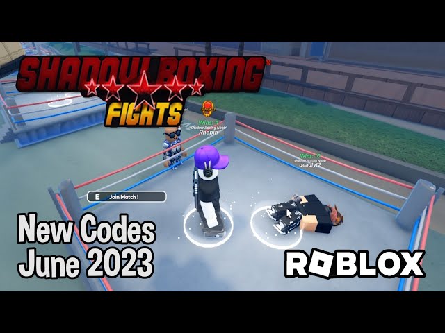 A character in Roblox redeeming Shadow Boxing Fights codes