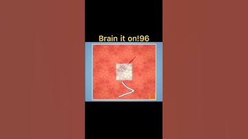 Brain it on!(level-96)#solution.Place an object inside the orange box.