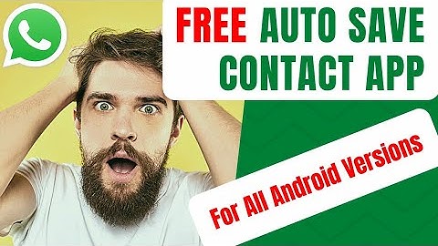 How To Auto Save Contacts Without Touching Your Phone 2025 - Free Auto Save Contact App @Ovampa