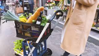 CLAX Collapsible cart with Endless possibilities at the touch of a button