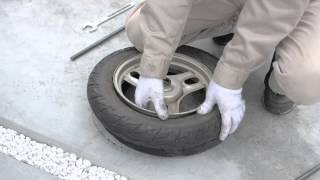 ディオ Dio AF62 原付のタイヤ交換