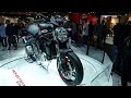 Ducati Monster 821 stealth at EICMA 2018 Milan Walkaround power tv