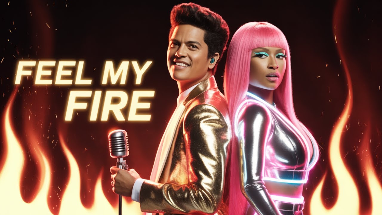 Bruno Mars x Nicki Minaj – FEEL MY FIRE (Official Music Lyrics Ai Cover)