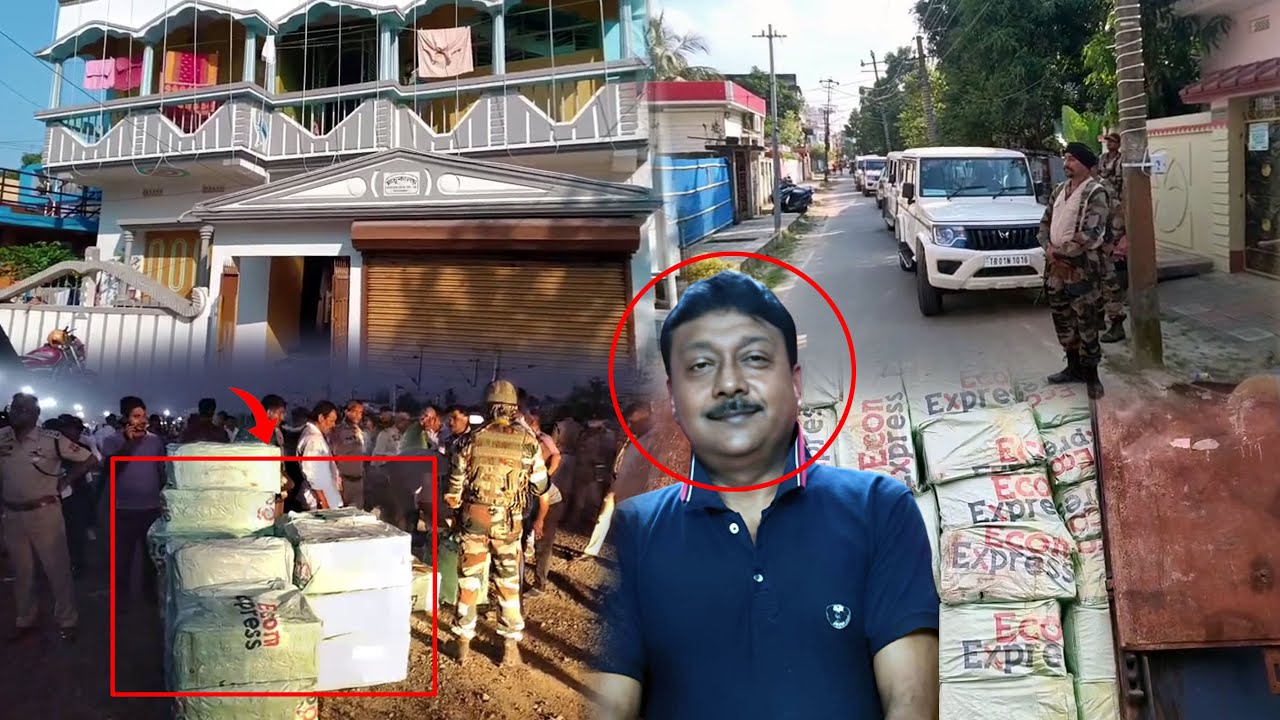 Отдел по борьбе с наркотиками проводит обыск в доме перевозчика по делу о наркотиках на железнодо...