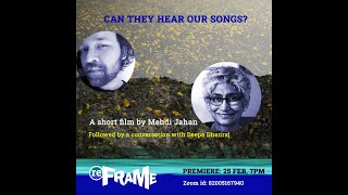 "Can they hear our Songs?" - Mehdi Jahan. Launch Event. reFrame#genderalitiesproject