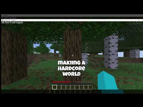 the day i create a hardcore world in minecraft