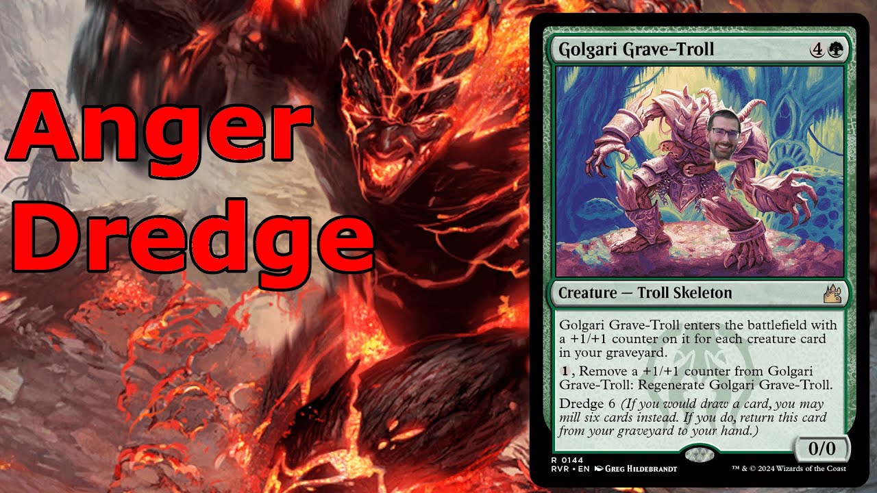 THIS LEAGUE IS FULL OF ANGER!  Legacy Dredge MTG