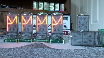 Testing B7971 Nixie tubes