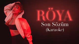 Röya - Son Sözüm (Karaoke Video) Resimi