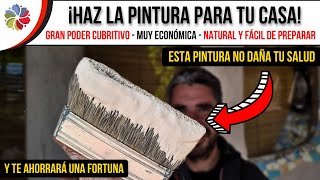 NO TIRES tu DINERO en PINTURAS  HAZLA tú MISMO, AHORRARÁS una FORTUNA y GANARÁS en SALUD