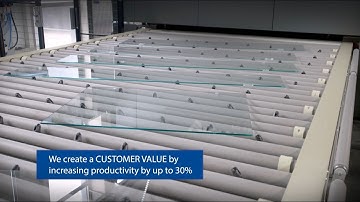 BENTELER Glass Processing Equipment increases production output by up to 30%