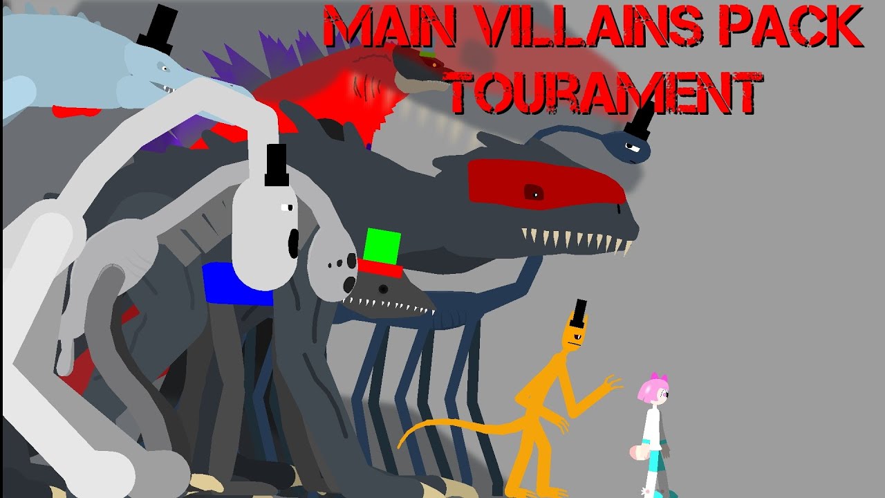 Main Villains Pack Tournament 1 Stick Nodes Animation YouTube