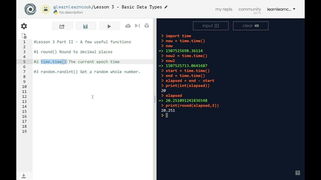 Python Beginner's Course Lesson 3 - Part 2 - YouTube