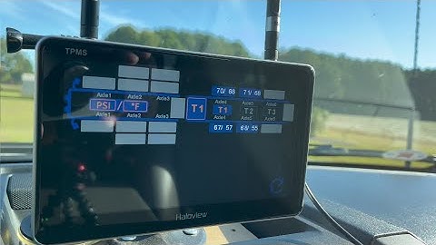 On the Road: Haloview BT7 TPMS Backup Camera Footage