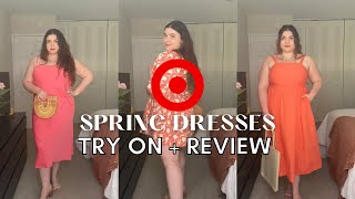 MID/PLUS-SIZE SPRING TARGET DRESS HAUL | Wearing a size 14/16 (XL/XXL)