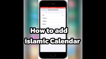 how to add islamic calendar on iphone #iphone #iphonesettings #iphonetricks #islamiccalendar #viral