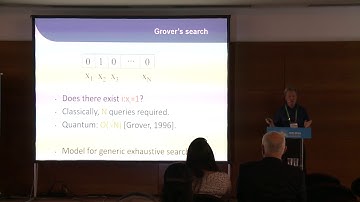 Understanding quantum algorithms via query complexity – Andris Ambainis – ICM2018