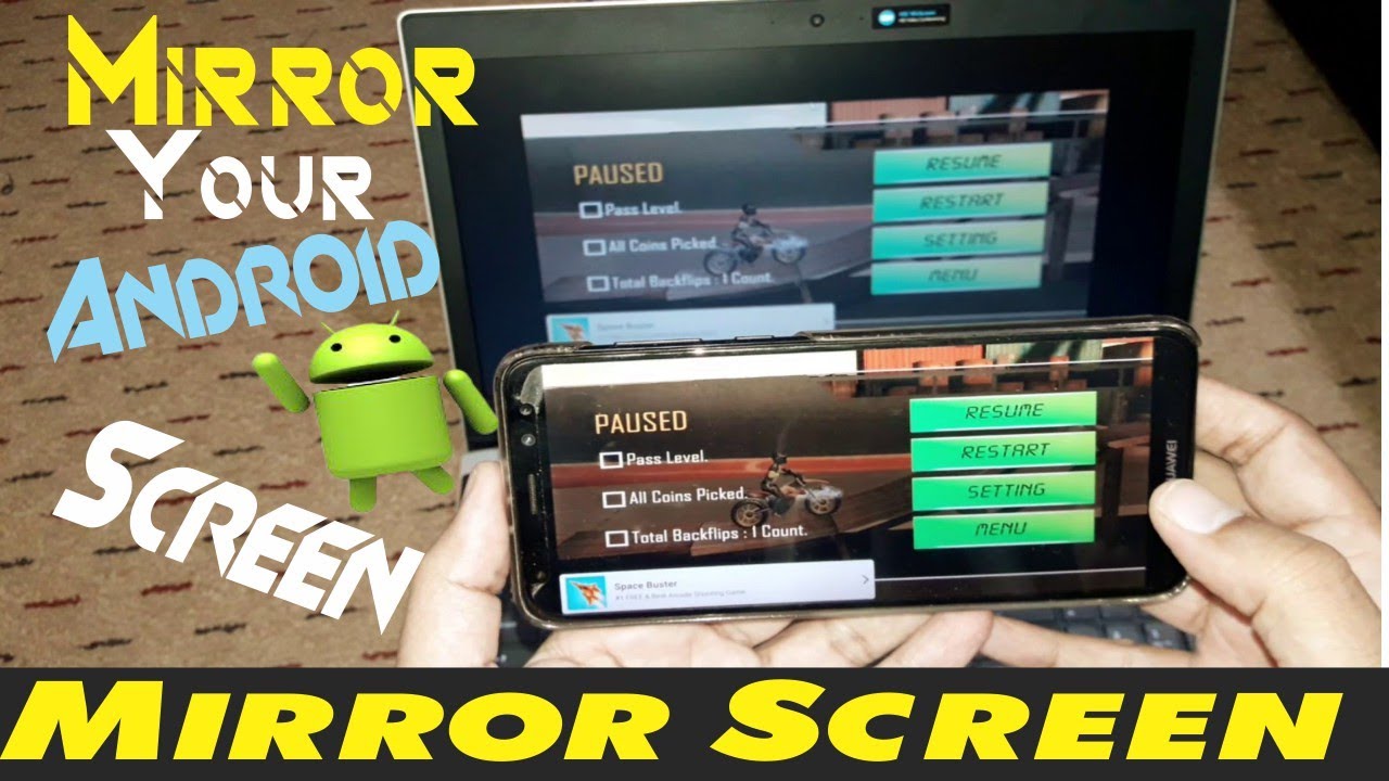 How To Mirror Screen From Mobile To Laptop & PC YouTube