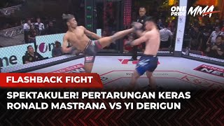 Download lagu EPIC BATTLE‼️Pertarungan Panas Ronald Mastrana vs Yi Derigun | Flashback Full Fight One Pride MMA