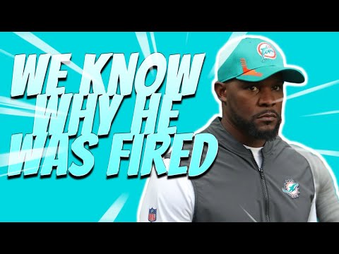 Miami Dolphins Head Coach, Brian Flores, Fired