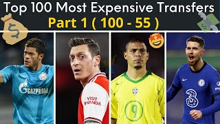 Top 100 Most Expensive Transfers In Football History ( From 100 To 55 )