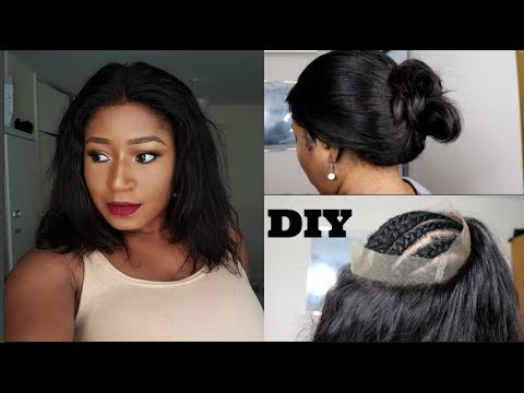 HOW TO: DIY 360 LACE FRONTAL SEW IN || WIGGINS HAIR - YouTube