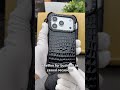 Leather phone case, 3m military-grade drop protection, SGS certified#leatherphonecase #magneticcase