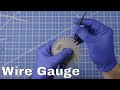 Wire Gauge (Gage) Basics - measure nonferrous wire with an AWG gauge.