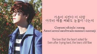 Video thumbnail of "Cho Kyuhyun - 그냥 보고 싶어 그래 (Because I Miss You) [HAN/ROM/ENG] Lyric"