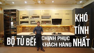 Khám phá siêu phẩm tủ bếp inox cánh kính cường lực - chinh phục những vị khách hàng khó tính nhất