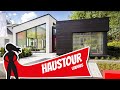 Haustour: Moderner Fertighaus Bungalow mit spektakulärer Architektur von Luxhaus | Hausbau Helden