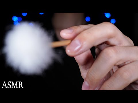 ASMR 10分以内に寝落ちする優しい梵天耳かきムーブメント（睡眠用）? Get Sleepy Ear Cleaning  with Fluffy Ear Pick(No Talking)