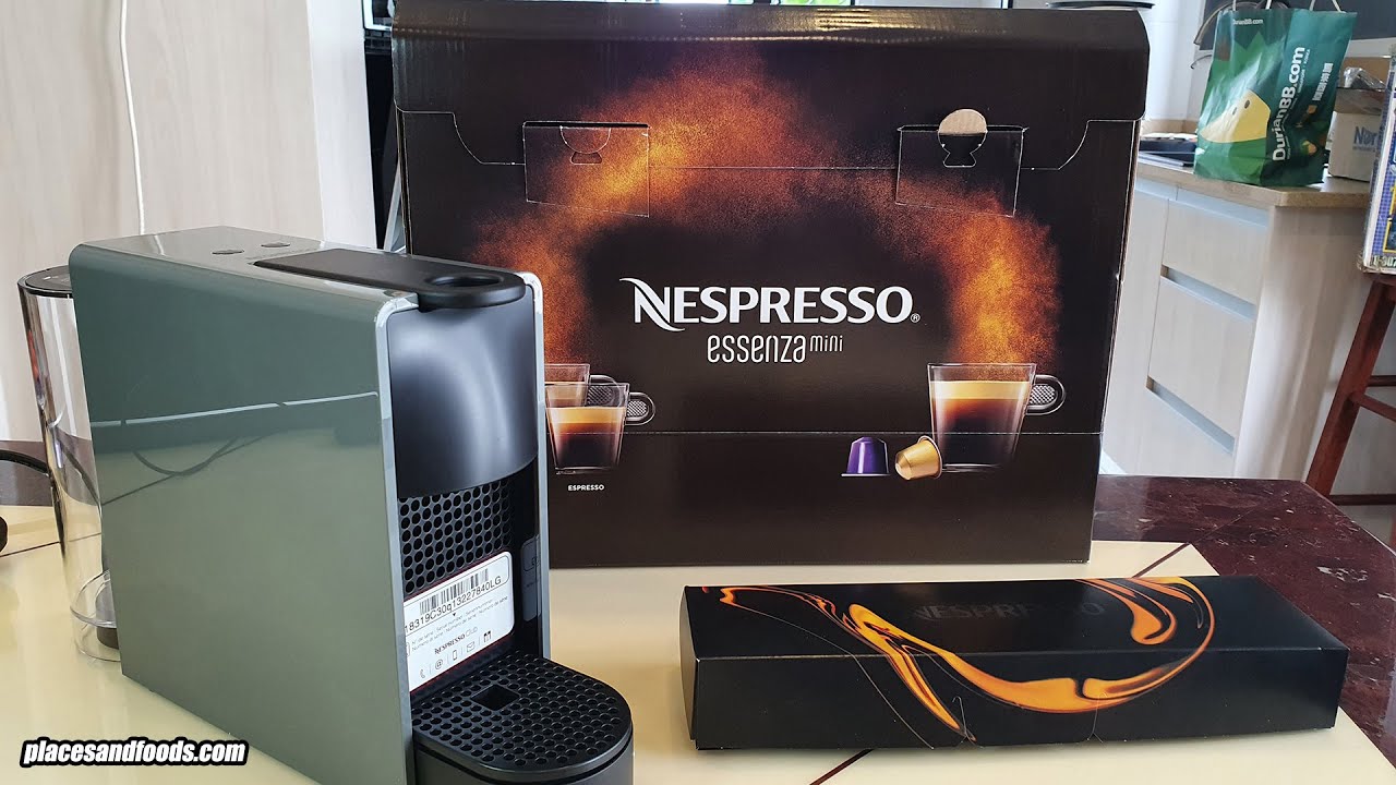 Nespresso Essenza Mini Coffee Machine Malaysia 4K Video Unboxing and