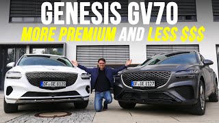 all-new Genesis GV70 driving REVIEW Premium SUV vs GLC, Q5 and X3 !