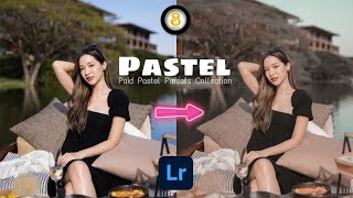 របៀបកែរូប app lightroom mobile | How to edit photo Special Pastel | Free Preset DNG. screenshot 5