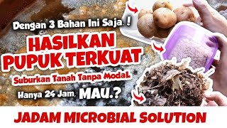 1 HARI JADI.!!! MEMBUAT PUPUK ORGANIK CAIR JMS (Jadam Microbial Solution). Mau?