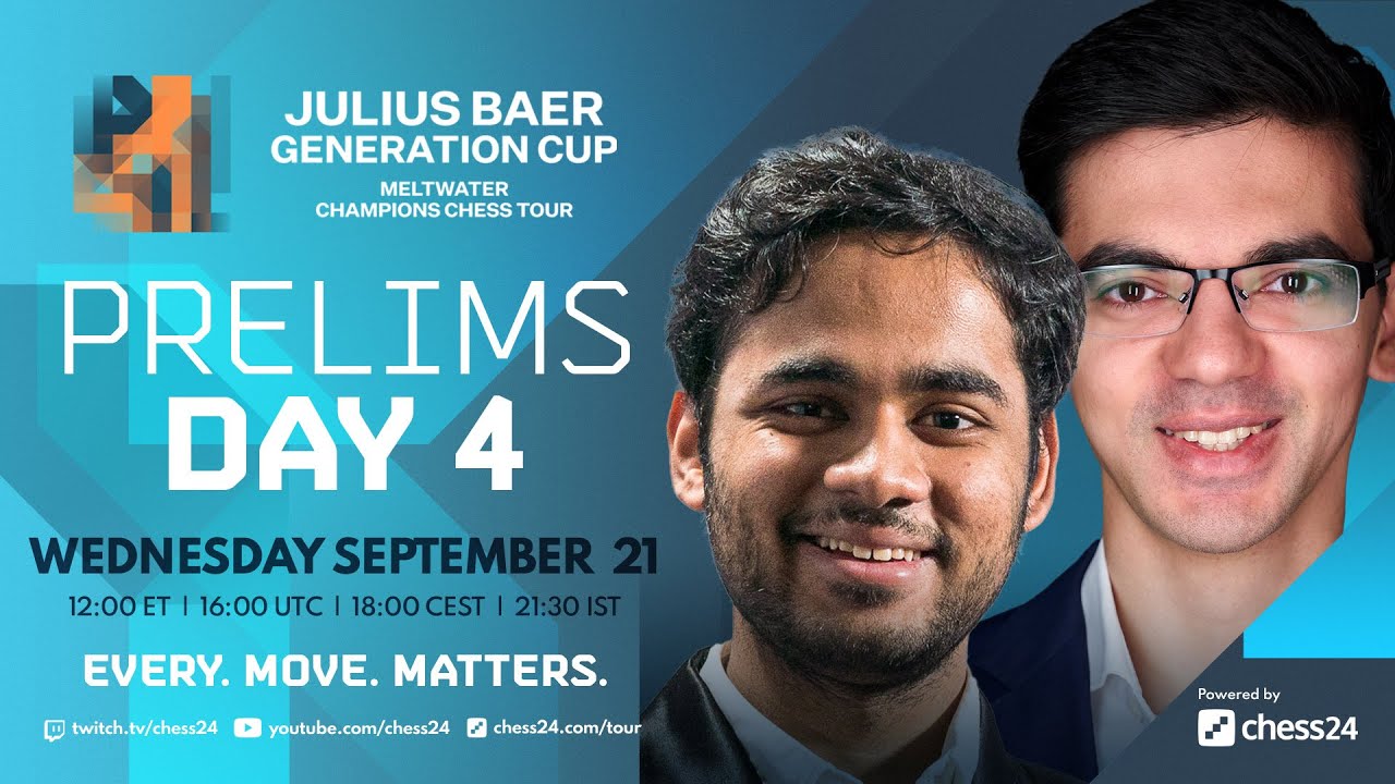Pairings for day 4 of #JuliusBaerGenerationCup action! Who will