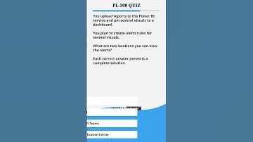 Data Analyst with Power BI #PL-300 Q/A [1] #shorts