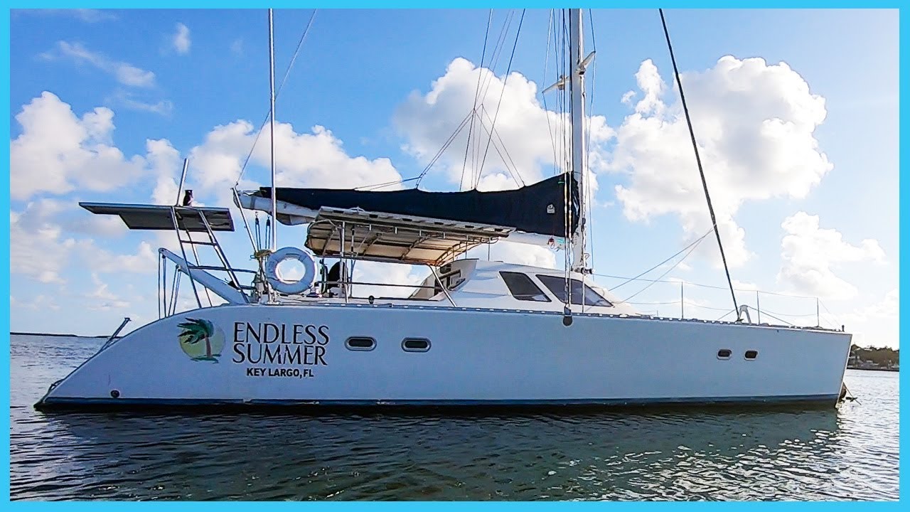 91. ELECTRIC Forty-Seven Foot Catamaran [Project Yacht Full Tour] Learning the Lines