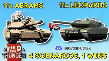 ABRAMS VS LEOPARDS - The Better Top Tier?  - WAR THUNDER