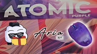 Fantech Aria Atomic Purple Unboxing! #aria #mouse #mousepad #pcgaming #unboxing