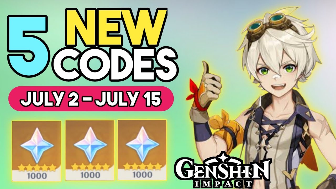 5 New Genshin Impact Redeem Codes 2022 Genshin Impact Codes Genshin