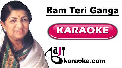 Ram Teri Ganga Maili | Video Karaoke Lyrics | Lata Mangeshkar, Baji Karaoke