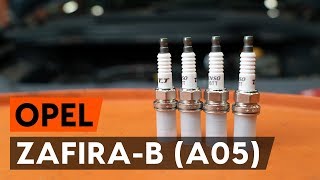 How to change spark plug on OPEL ZAFIRA-B 2 (A05) [TUTORIAL AUTODOC]