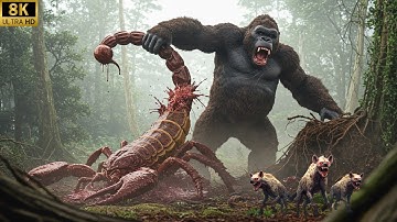 King Kong vs. Giant Scorpion and Hyena Attack: Skull Island!