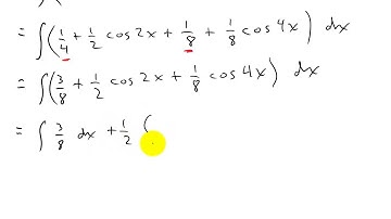 Trigonometric Integrals Example 3