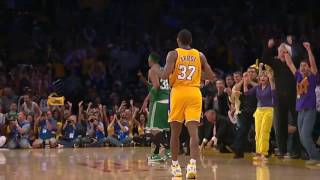 NBA Top Finals Moments: Ron Artest Clutch Three | NBA Finals 2010