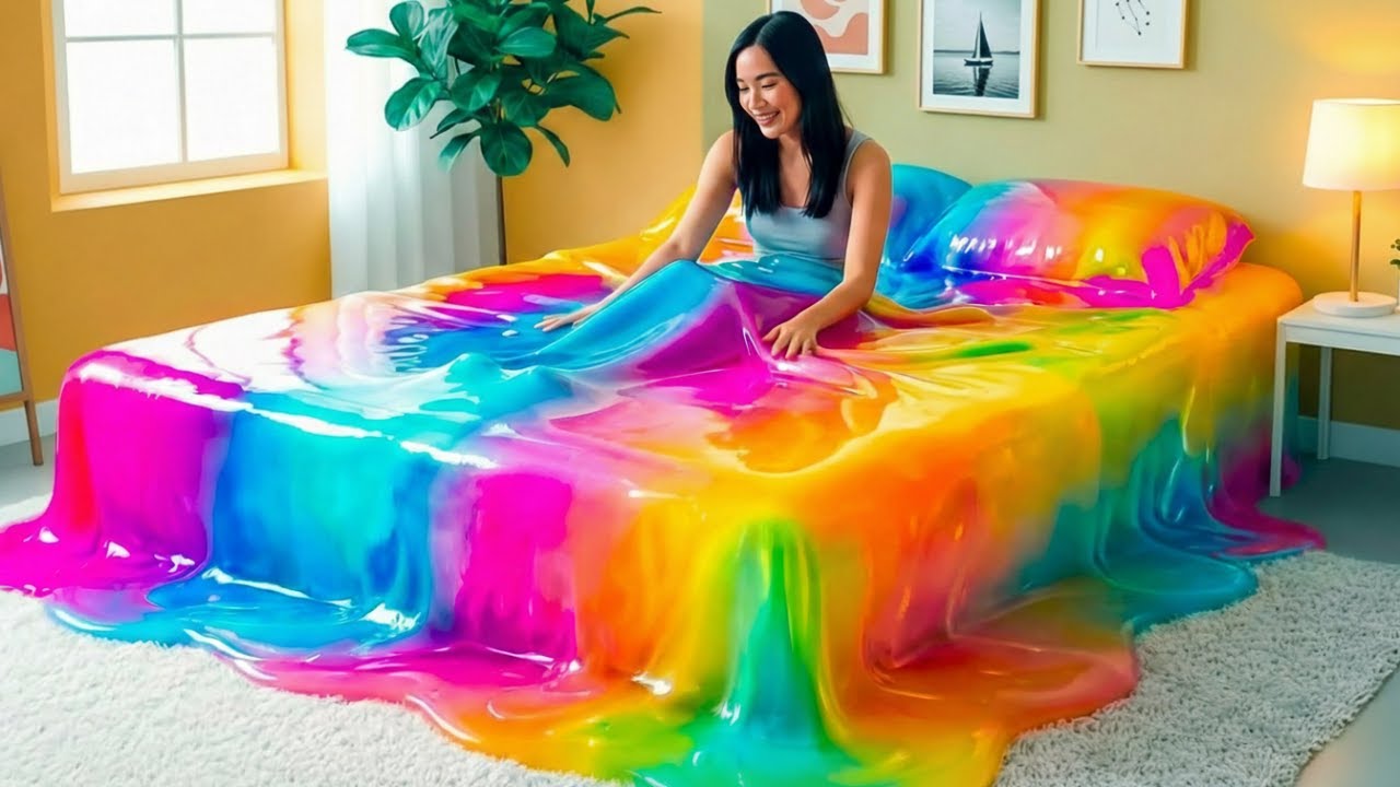 Which Crazy Bed Would You Choose? 🛏️🔥 Oddly Satisfying AI ASMR | Hypnotic Visual Relaxation